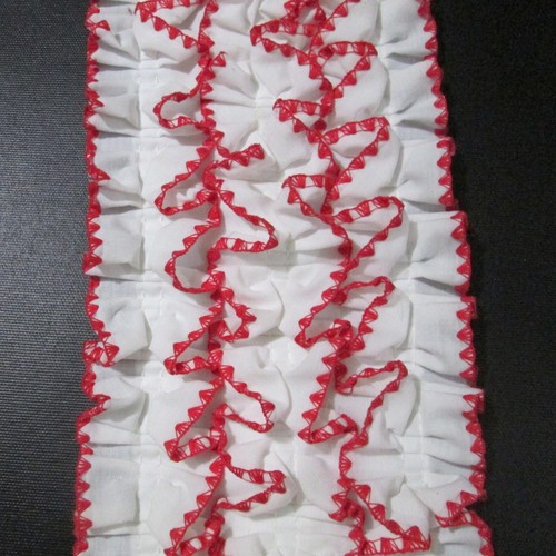 Vintage Men's Button Tuxedo Ruffle White With Red Stitching 70s Formal Style - Picture 3 of 13