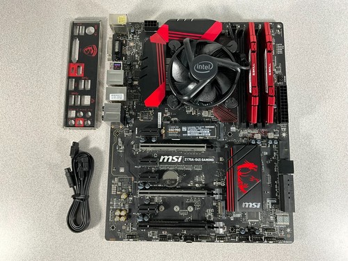 MSI Z170A-G45 Gaming MOTHERBOARD + i7-6700 + 16GB DDR4 + 500GB NVMe + WIN 11 PRO - Afbeelding 11 van 16