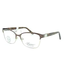 Luxe WLO 423 210 Brown Eyeglass Frame 54 16 140