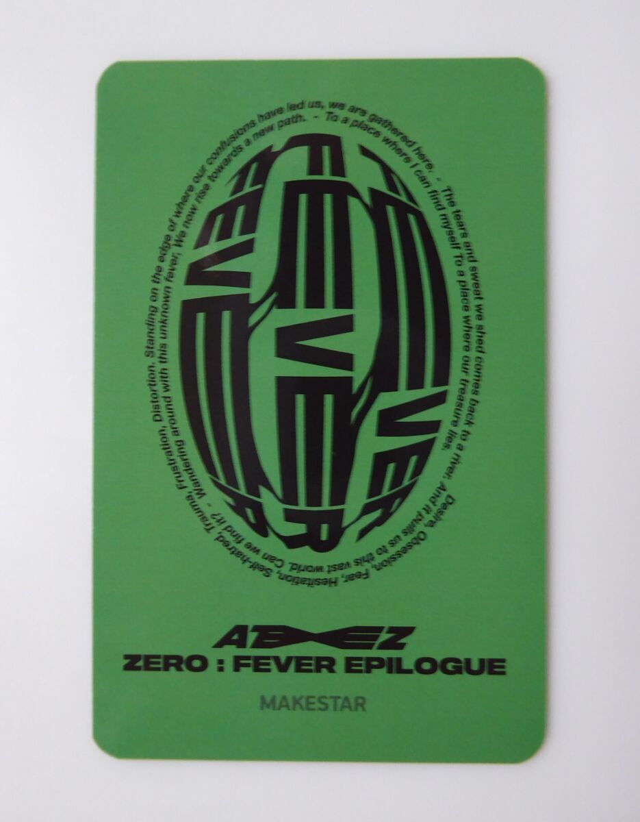 ATEEZ】Hongjoong Zero Fever Epilogue Makestar 5.0 Official ATEEZ】Hongjoong Zero Fever Epilogue Makestar 5.0 Official