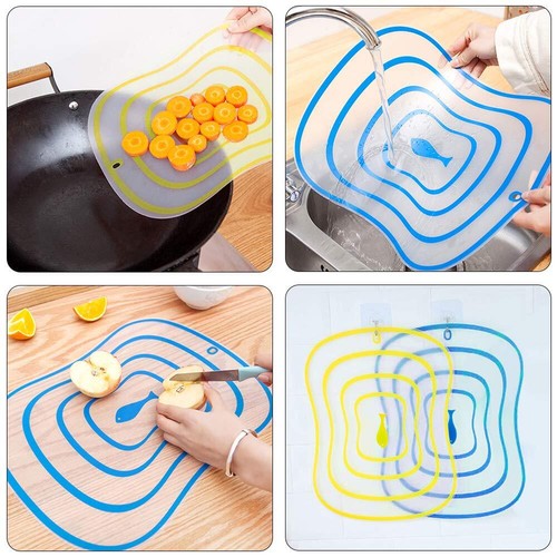 10 Packs Kitchen Knife Set Cooking Knives with Cutting Boards for Kids and Ad... - Picture 2 of 9