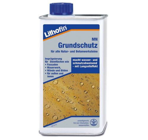LITHOFIN MN Grundschutz 1 Liter / Imprägnierung / Natursteine  / Wasserabweisend - Zdjęcie 1 z 1