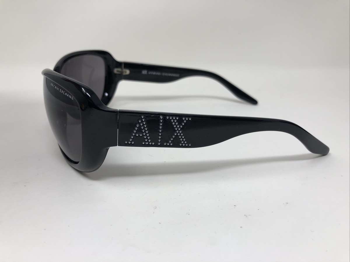 NEW ARMANI EXCHANGE AX065/S Gold Sunglasses NEW WITHOUT TAGS ARMANI EXCHANGE AX065/S D28 CY 64-13 WOMENS SUNGLASSES BLACK  main image 4