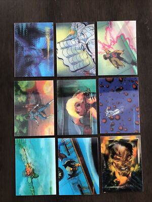 MARVEL IN MOTION 3D LENTICULAR TRADING CARDS 18 VERSCHIEDENE KARTEN EINES 30 KARTEN SET