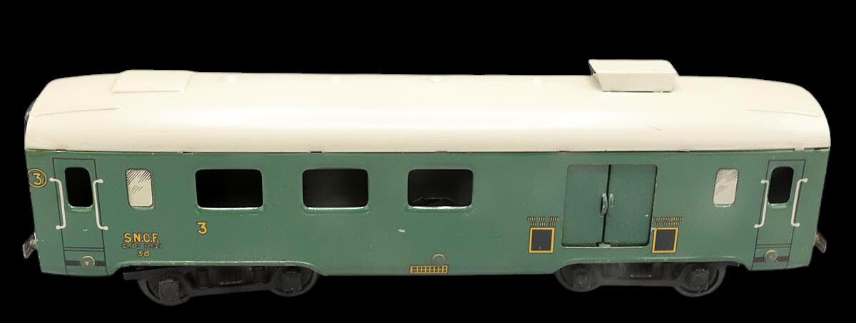 Wagon JEP échelle O - Mixte Bagages à Bogies - Réf 4761 M - Avec Boîte