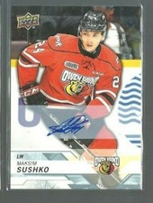  2018-19 Upper Deck CHL Autographs #93 Maksim Sushko C (ref 64509)
