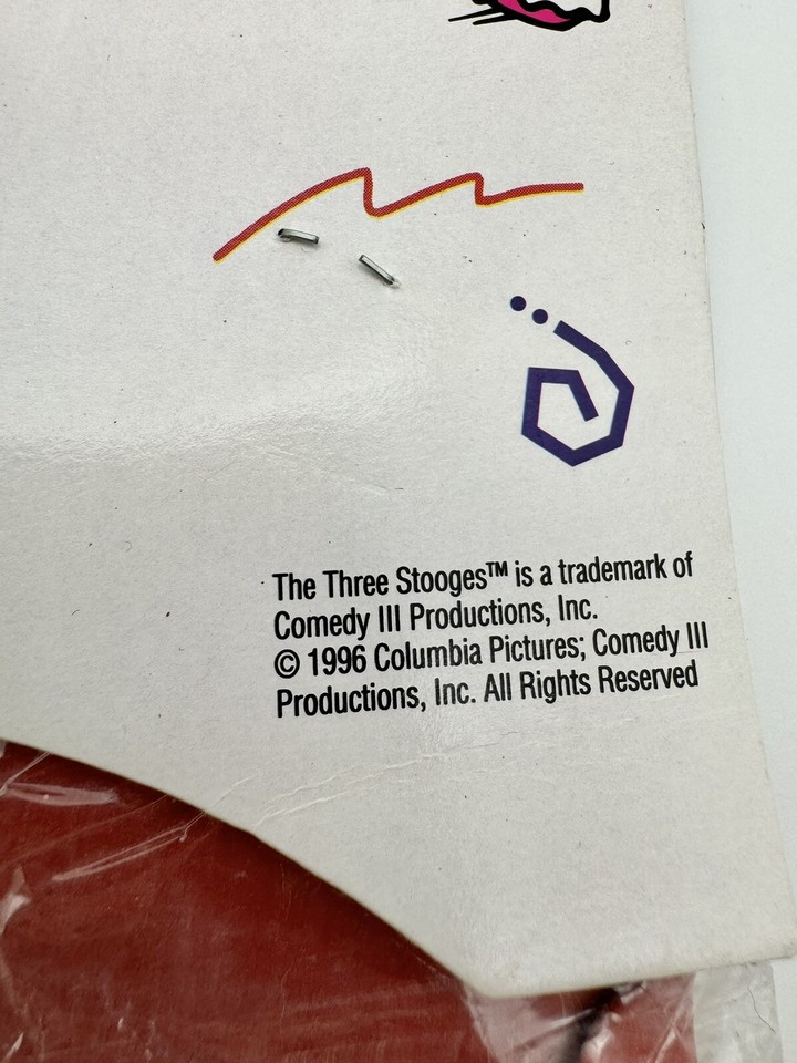 The Three Stooges Hand Buzzer & Whoopee Cushion 1996 Novelty Toys