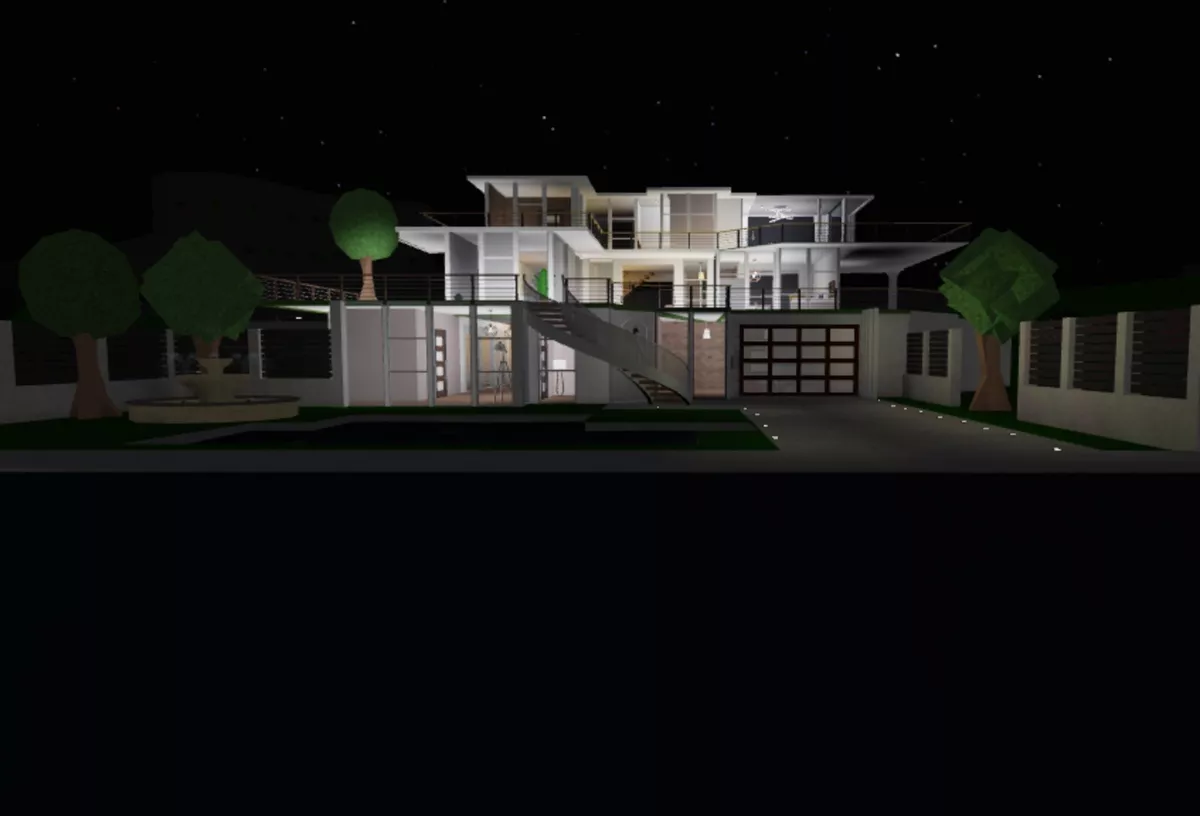 Bloxburg Mansion Luxury exterior 