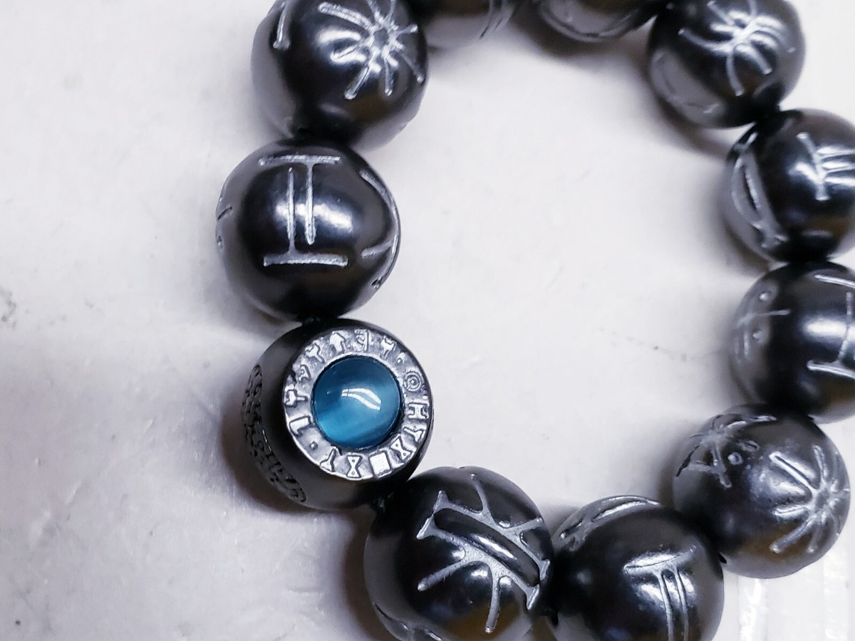 Marvel X RockLove BLACK PANTHER LEGACY Kimoyo Bead Bracelet Marvel X RockLove BLACK PANTHER LEGACY Kimoyo Bead Bracelet