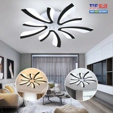 Acrylic LED Ceiling Light Modern V-Shape Chandelier Ceiling Fixtures Living Room