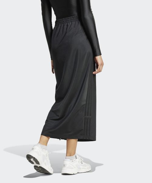 【ADIDAS】Firebird Zip-Up Maxi Skirt - Black / IW5518 adidas Originals Firebird Zip-Up Maxi Skirt Women's Casual