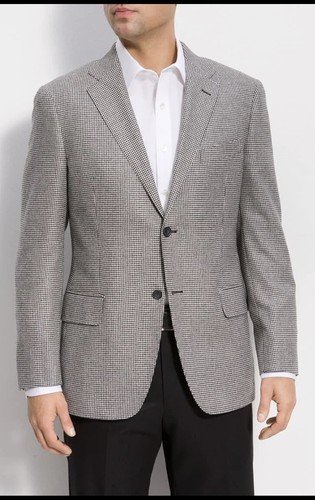 Nordstrom houndstooth Mens Sport Coat 40