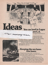 McDonnell Douglas VITAL IV Harpoon DC-10 1979 Picture Print Ad 2 Page Clipping