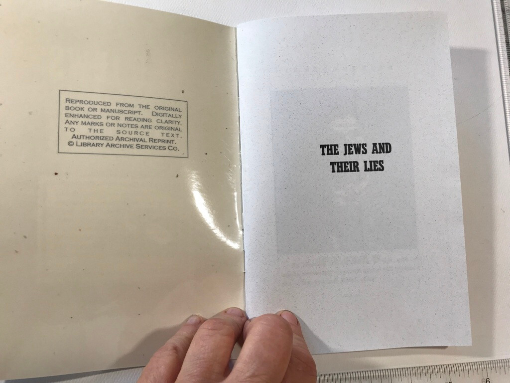 The Jews And Their Lies