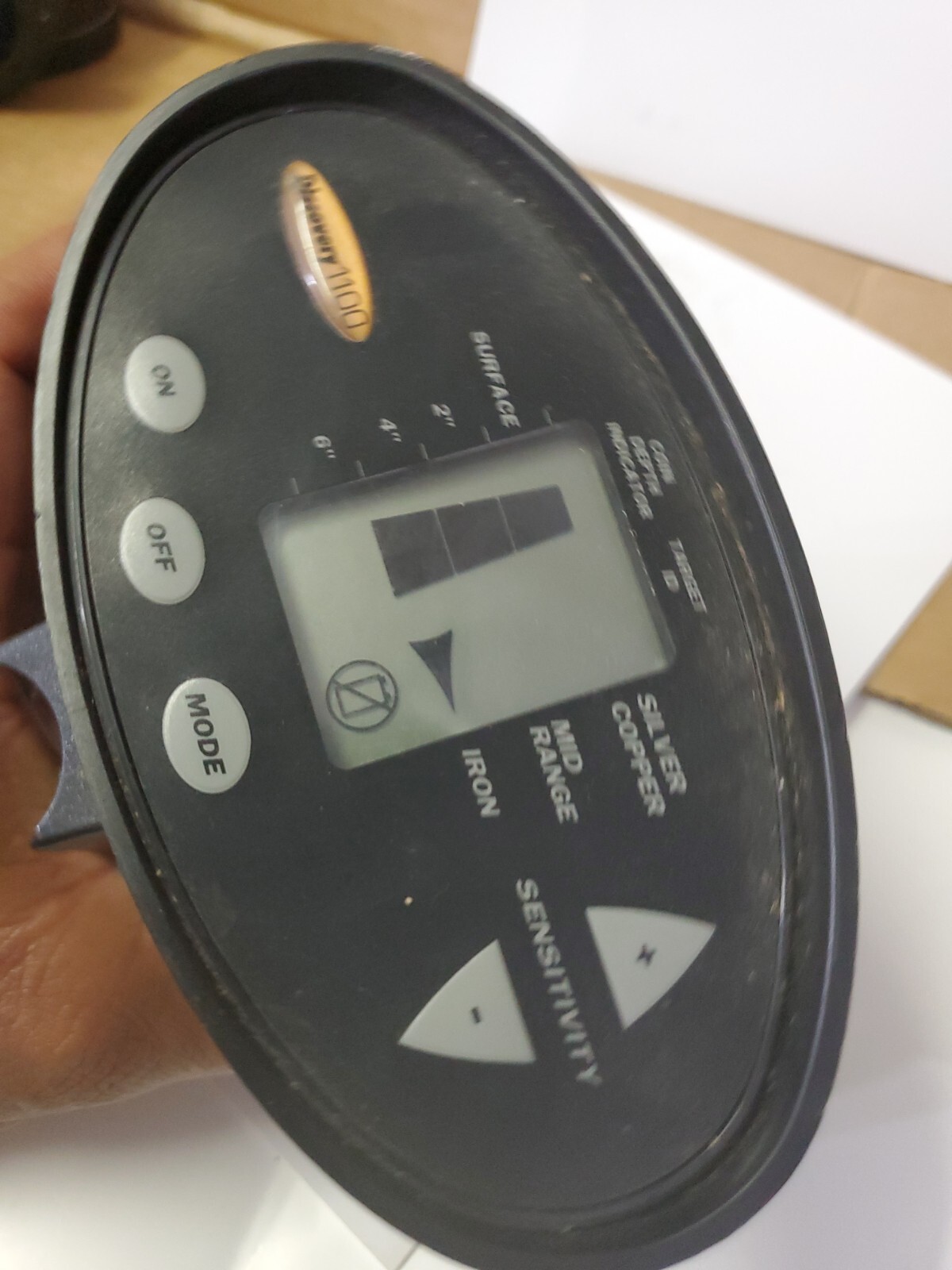 Bounty Hunter Receiver only for Discovery 1100 Metal Detector, new batteries eBay