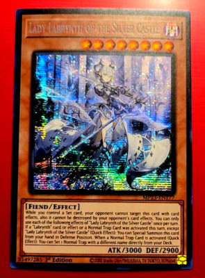 Lady Labrynth of The Silver Castle Ultra Rare Yu-Gi-Oh! Card No Lady Labrynth of The Silver Castle Ultra Rare Yu-Gi-Oh! Card No