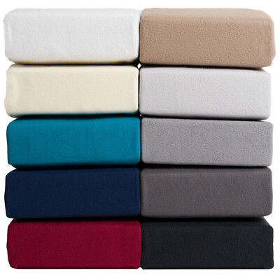 Mikroflausch Jersey Spannbettlaken 100% Mikrofaser kuscheliger flausch