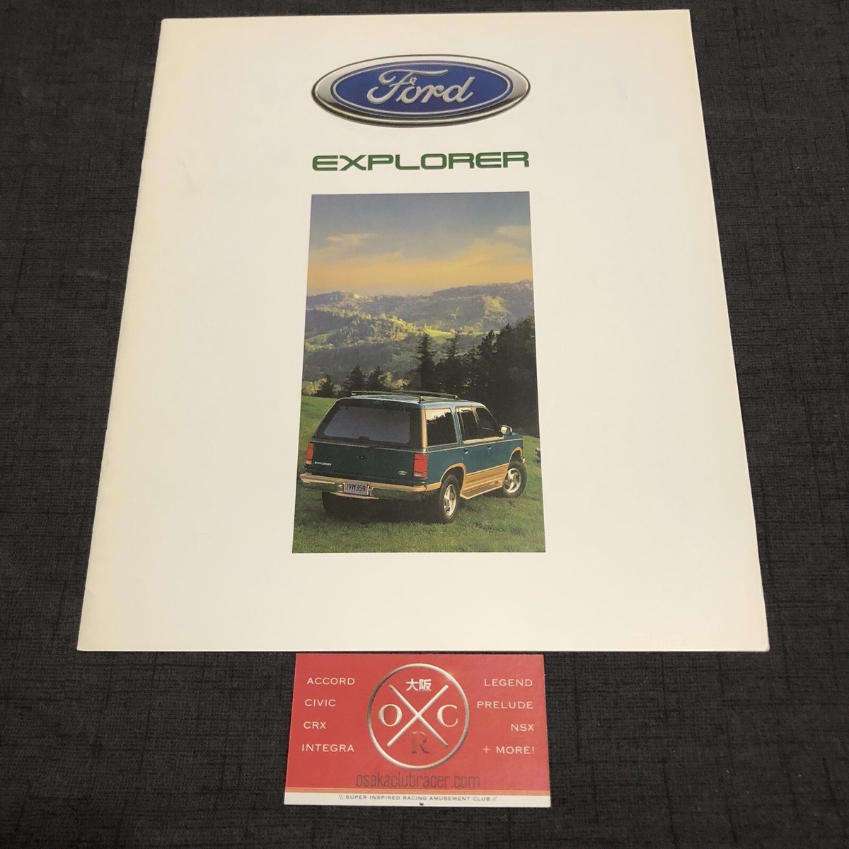 Vintage Ford Explorer Brochure Japanese Catalog Prospekt Rare 91