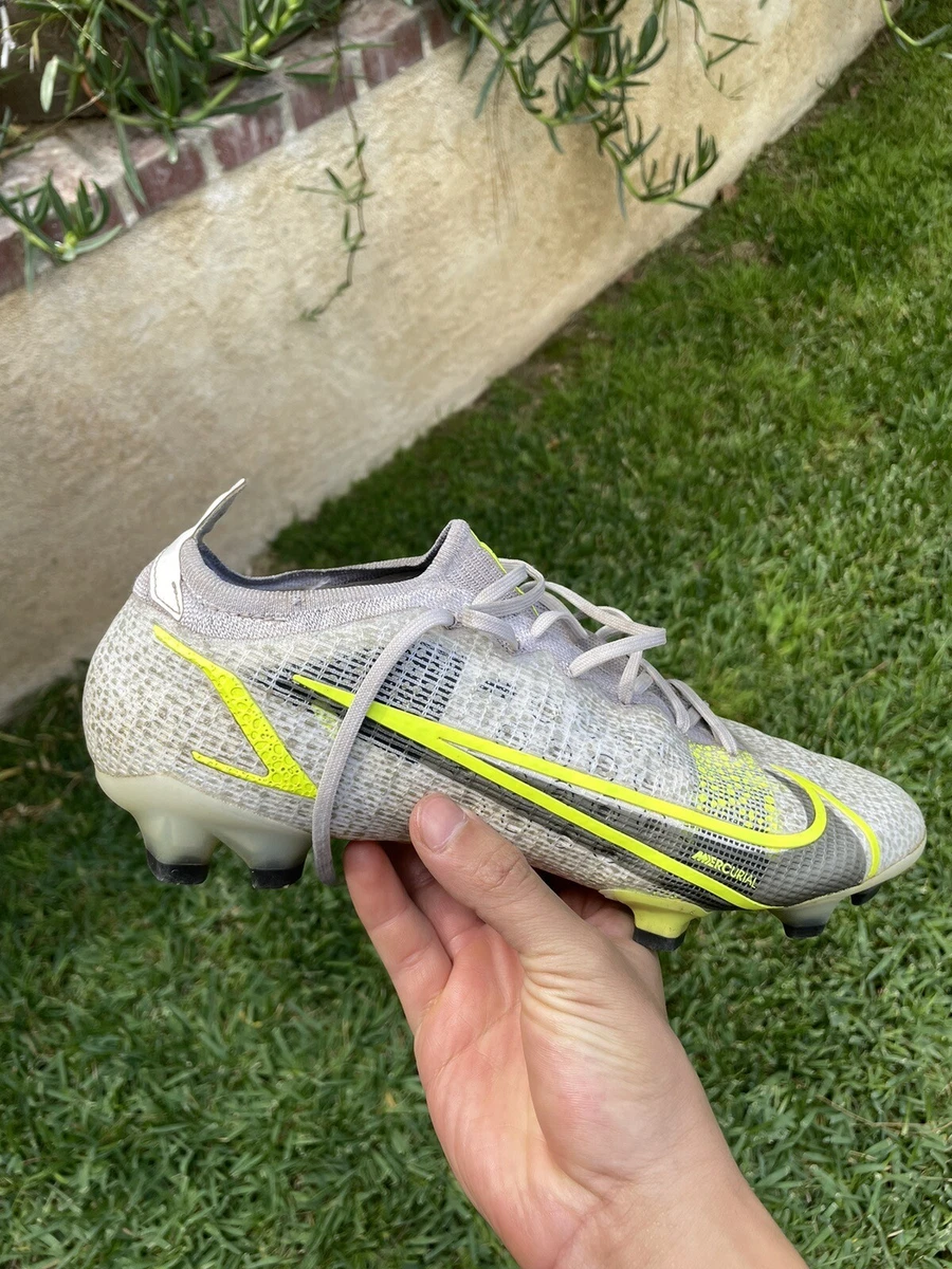 Nike Mercurial Vapor 14 Elite White Volt Soccer Cleats CQ7635 107 US 10.5 Safari