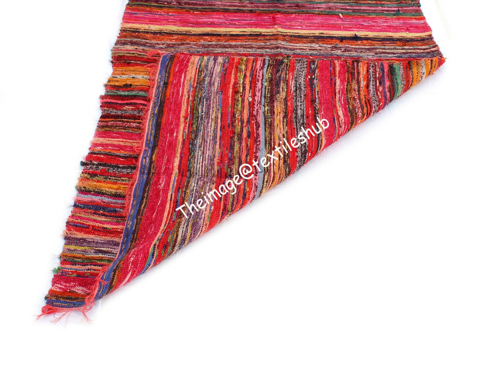 3x5 Ft Handmade Chindi Rug Floor HandWoven Yoga Mat Area Rugs Mat