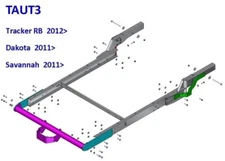 Towtrust Fixed Flange Towbar For Auto-Trail Frontier Motorhome 2011 To 2017