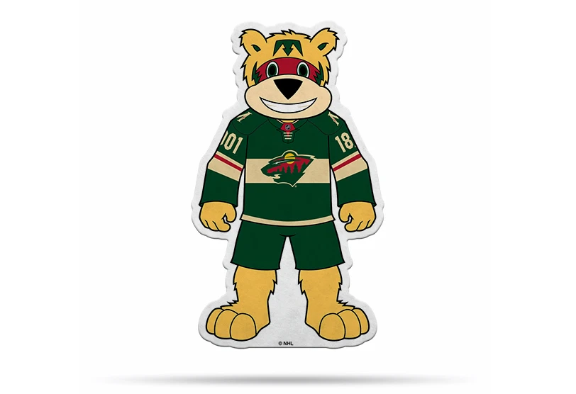 Kit Bandiera Minnesota Wild Con Asta Girevole E Staffa Regolabile - Bandiera 90x150 Cm Ufficiale NHL, Poliestere, Perfetta Per Tifosi