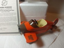 TRUSTWORTHY HARDWARE STORES 1938 AIR KING PEDAL PLANE with Bank