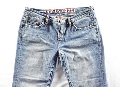 EDC by Esprit Jeans Womens Size 40 Blue Med Wash Denim Low-Rise