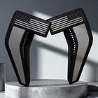 For F150 2021 2022 2023 Side Fender Vents Cover Trim with USA Flag Pattern Badge