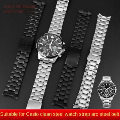 20 22mm Stainless Steel Watch Band Strap For Casio EFV-540 BEM501/506 Bracelet