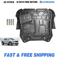 Thick Engine Splash Shield For Volvo XC40 2019-2024 Front Engine Guard Hard