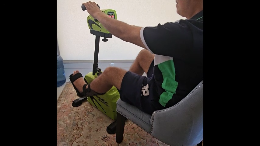 Rehabilitation exercise bike+foot Stroke