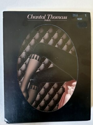 Collants Corsaire Chantal Thomass - Taille 1, Couleur Noir/argent - Neuf Avec étiquettes
