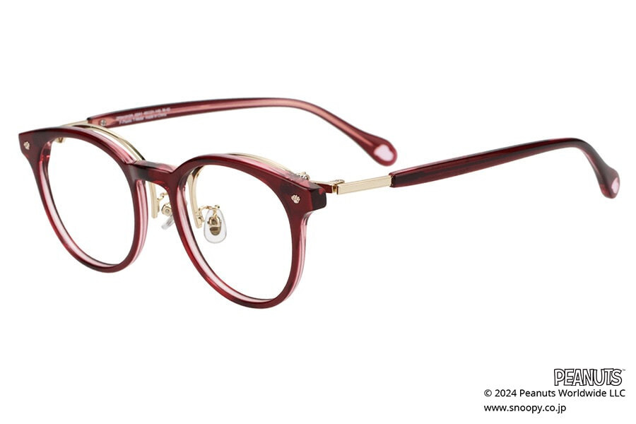 Peanuts Snoopy Glasses Eyeglass Frame Flip-Up Type ZF241012-22A1