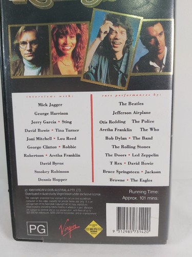 VHS TAPE : 20 YEARS OF ROCK N' ROLL, 1989, IN EXCELLENT CONDITION, 101 MINS - Picture 3 of 9