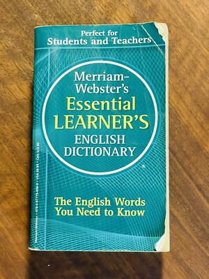 Merriam-Webster's Essential Learner's English Dictionary Mass Market by...