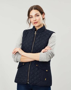 Joules Womens Minx Quilted Gilet Jacket - MARINE NAVY Size 20 | eBay