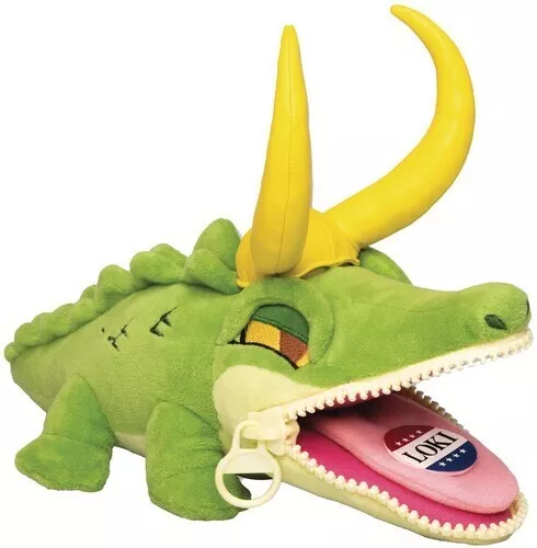 WB  QMx Quantum Mechanix - Marvel - Alligator Loki Zippermouth Plush