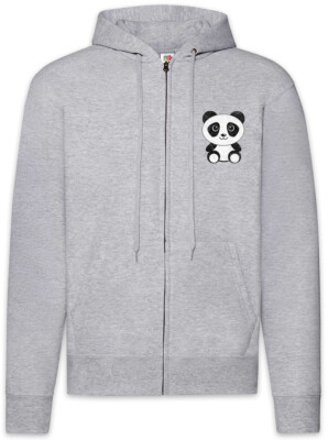Panda I Zipper Hoodie Bear Comic Look Cutie Cute Bär