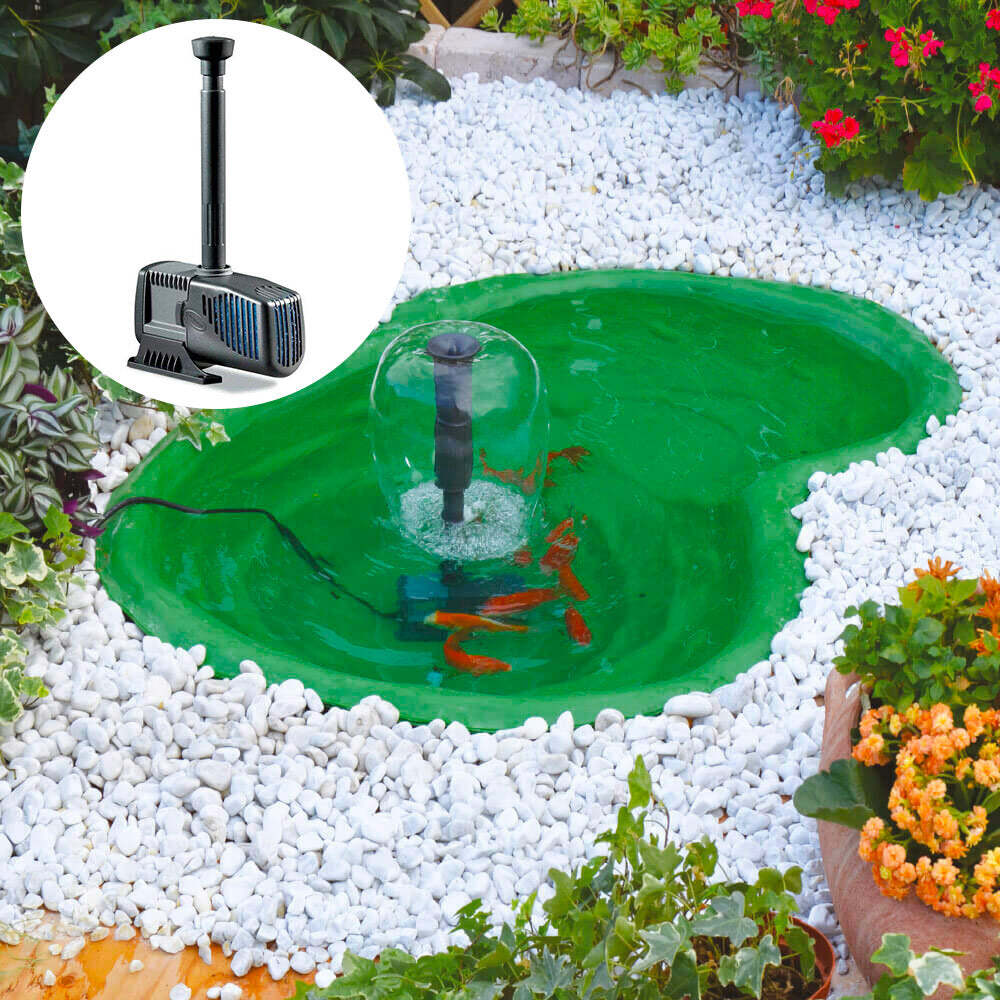 Kit Laghetto Artificiale + Pompa Filtro da Giardino 110x78x28 cm in Polietilene