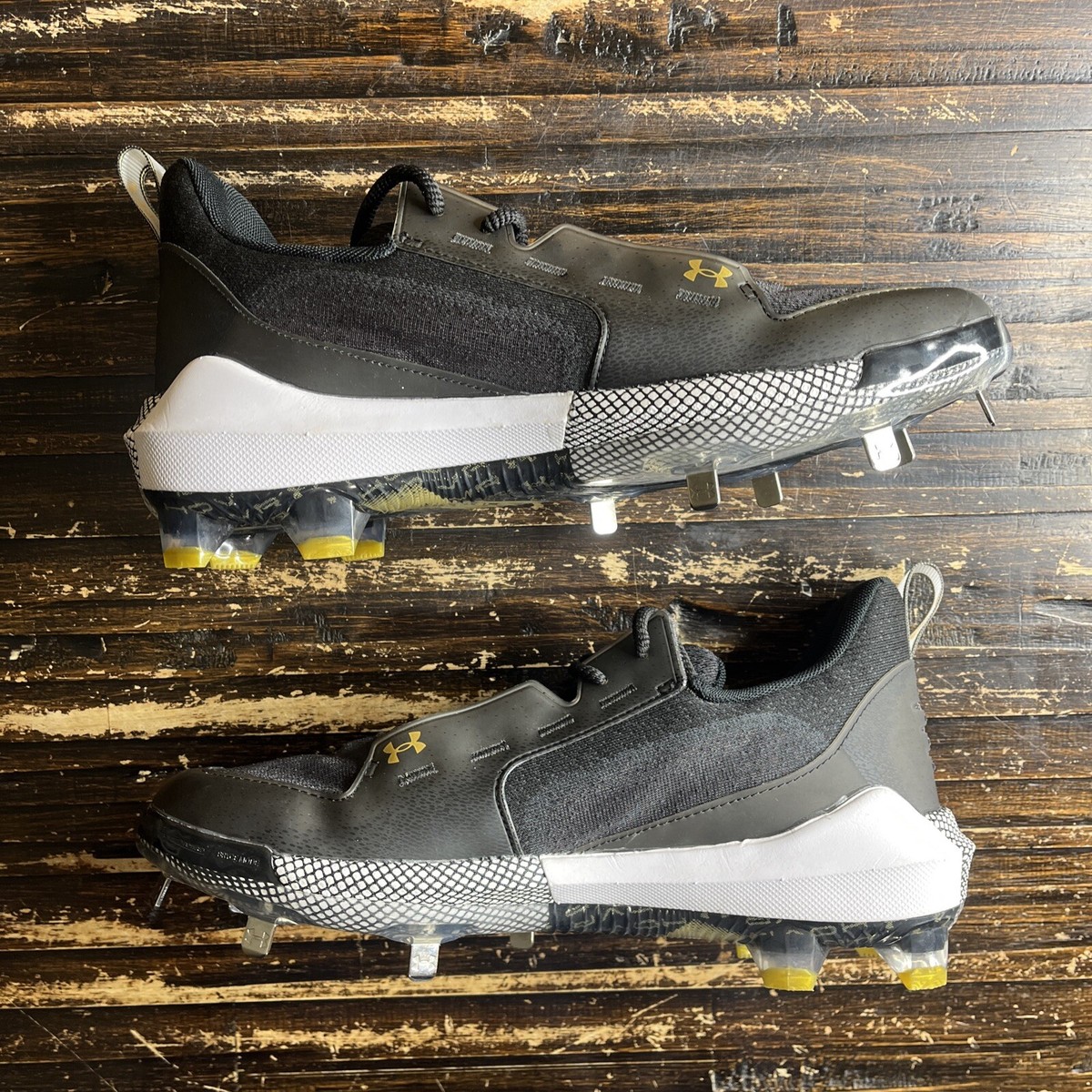 NEW Under Armour Harper 6 Low ST Baseball Cleats Black 