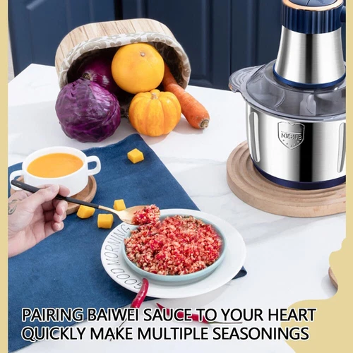 5L Electric Meat Grinder Mincer Mixer Home Blender Mini Food Chopper Processor - Picture 12 of 14