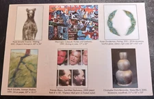 Art Family Vocation 2001 Chosy Gallery  exhibition invitation card art