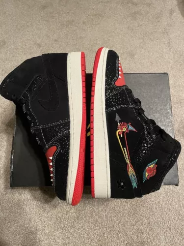 Size 6.5y 8w - Air Jordan 1 SE Mid SiEMPRE Familia