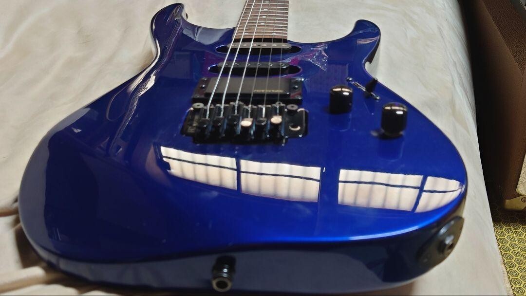 フェルナンデス FR-55 FRT8 Fernandez FR-55 FRT8 Electric Guitar Blue Used Shipping From