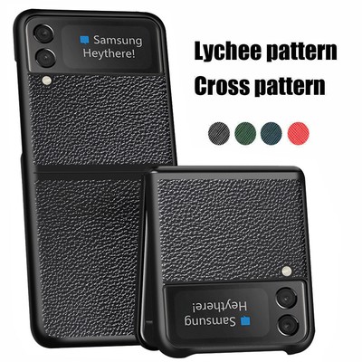 For Samsung Galaxy Z Flip 3 5G Shockproof Leather Hybrid Matte Phone Case Cover