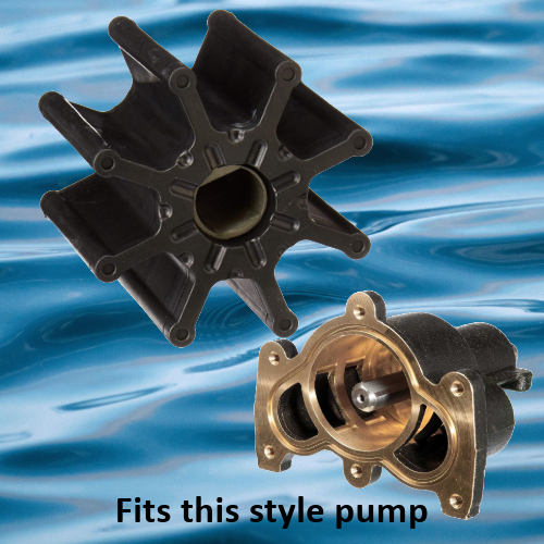 Sea Water Pump Impeller Mercruiser Bravo Replace 47-862232A2 47