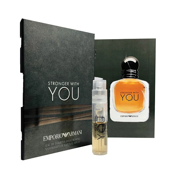 Emporio Armani STRONGER WITH YOU EDT Pour Homme 0.04 Fl. Oz. 1.2ML