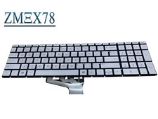 New For HP 15t-dy200 15-dy1000 15-dy2000 Series Notebook Backlit Keyboard Silver