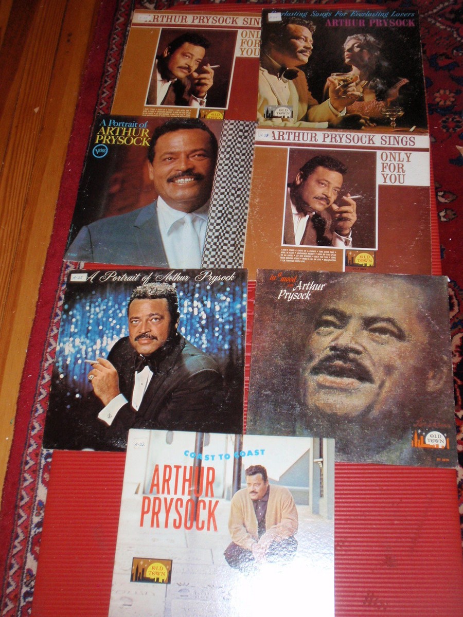 SEVEN VINTAGE ARTHUR PRYSOCK JAZZ RECORD ALBUMS IN EXCELLENT